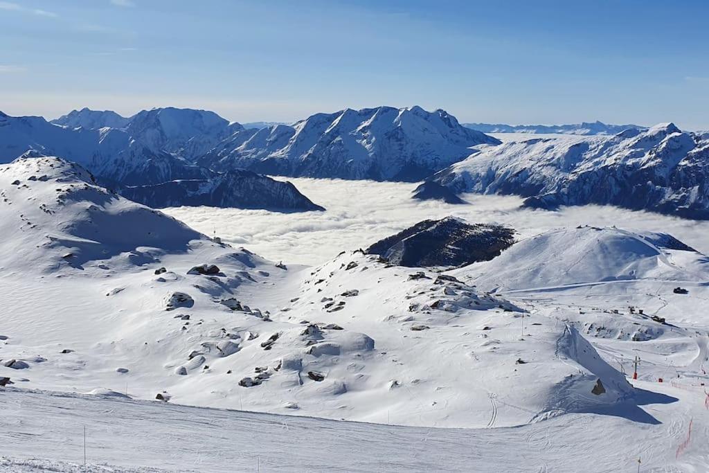 Pieds Des Pistes - Parking Couvert - Plein Sud Alpe d'Huez Dış mekan fotoğraf