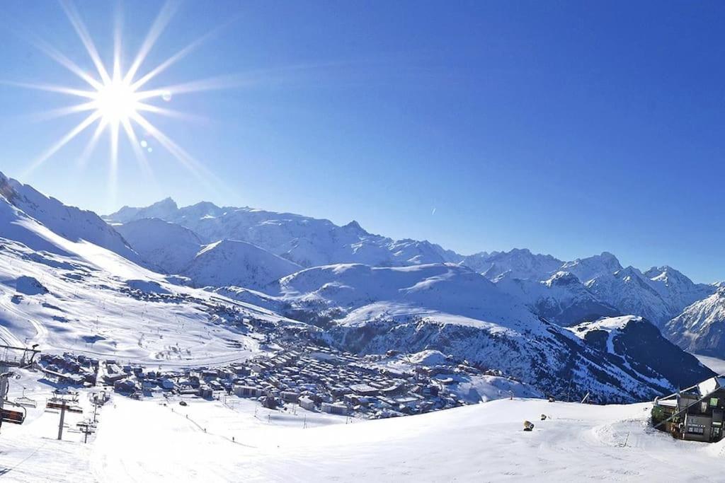 Pieds Des Pistes - Parking Couvert - Plein Sud Alpe d'Huez Dış mekan fotoğraf