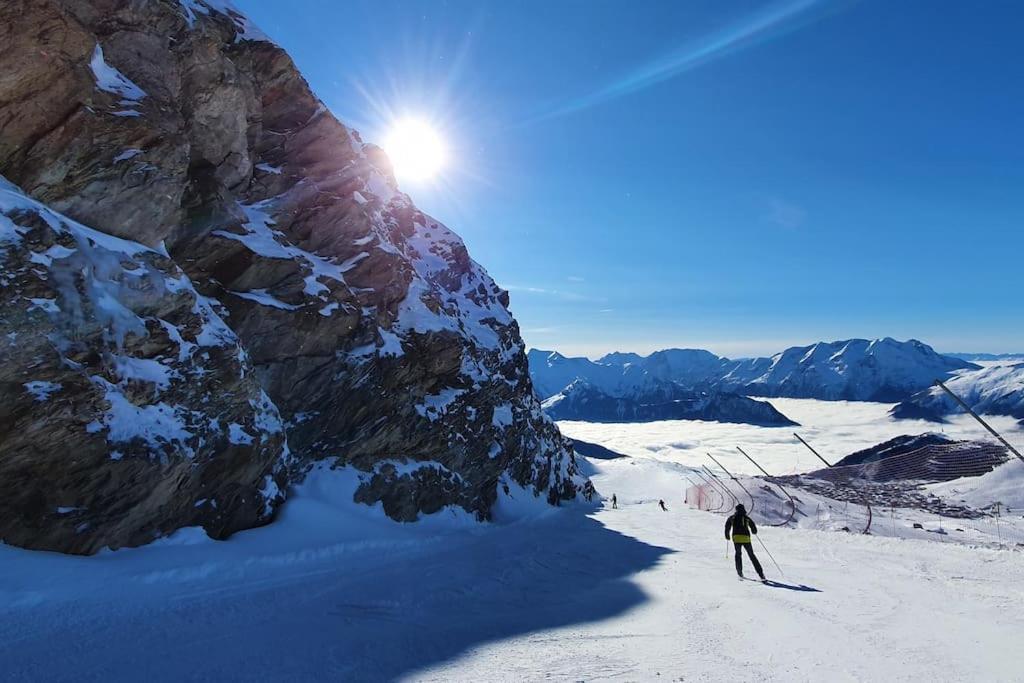 Pieds Des Pistes - Parking Couvert - Plein Sud Alpe d'Huez Dış mekan fotoğraf
