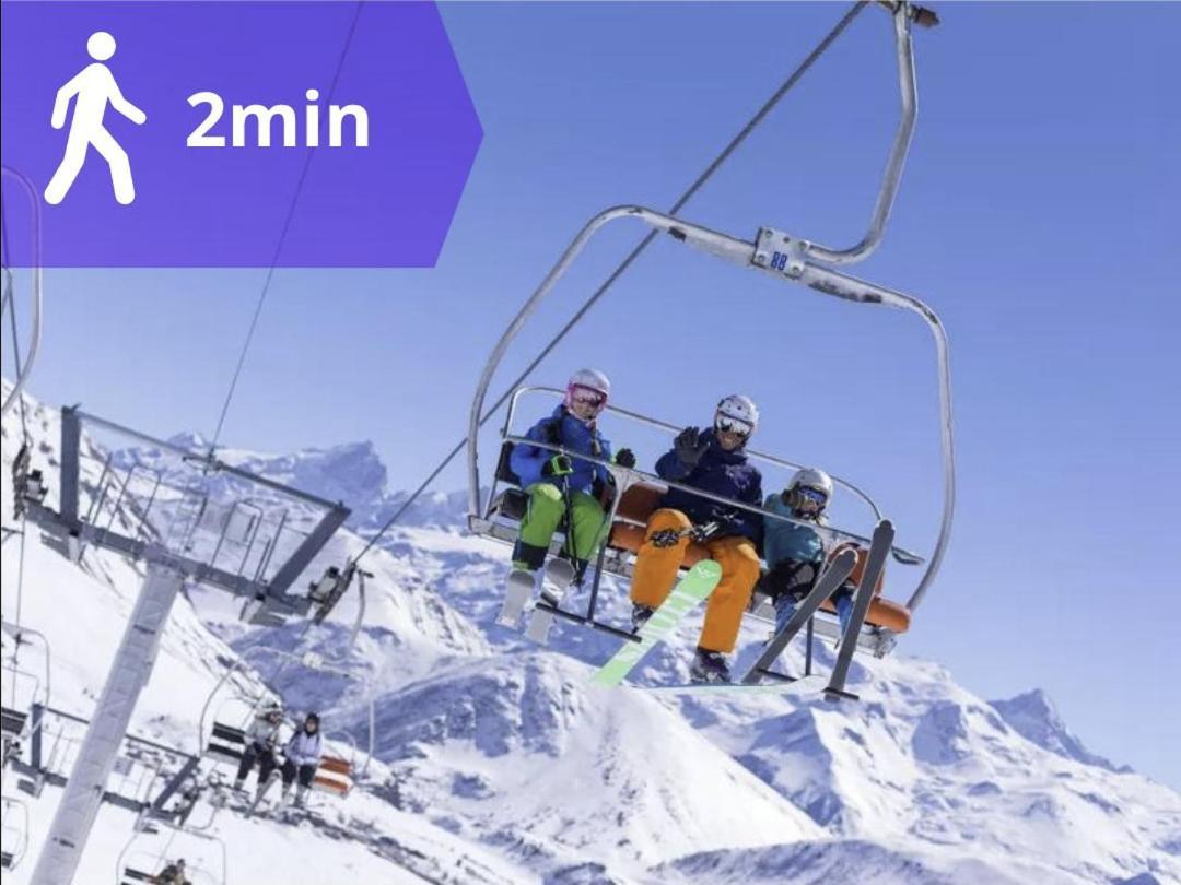 Pieds Des Pistes - Parking Couvert - Plein Sud Alpe d'Huez Dış mekan fotoğraf