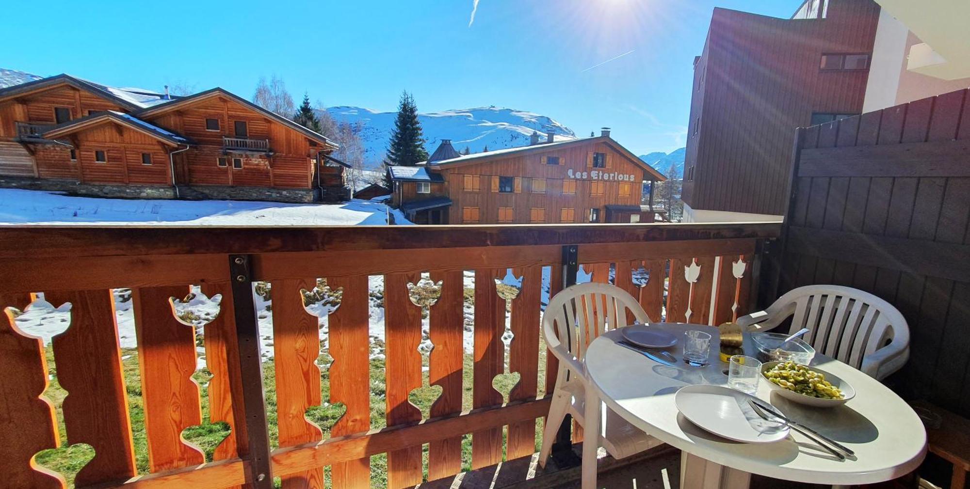 Pieds Des Pistes - Parking Couvert - Plein Sud Alpe d'Huez Dış mekan fotoğraf